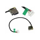 Hp Pavilion 15-ab, 15-ak, 15-bs, 15-bw 799749-s17 Serisi Uyumlu Notebook Dc Power Jack Şarj Soketi 8-pin 4.5mm 19cm Kablolu
