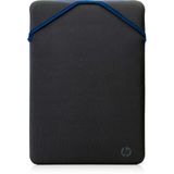 HP - PC Protective Wende-Sleeve 14 inçe kadar dizüstü bilgisayarlar için, Tasarım: Siyah/Mavi