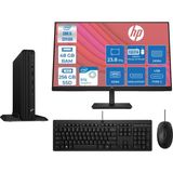 Hp Pro Mini 260 G9 Intel I5 1335U 4,6ghz 48GB 256GB SSD Intel® Iris® Xe+23.8 Mon 100Hz Freedos Mini Masaüstü Bilgisayar A55C4ETZF16+ZETTAUSBBELLEK - Yok (Free Dos)