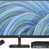 Hp Pro Mini 400 G9 Intel Core İ7-14700T 48GB Ddr5 4tb SSD Freedos 23.8 Fhd Monitör Mini Masaüstü Bilgisayar W9H6W3ET20 + Zetta USB Bellek
