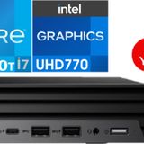 Hp Pro Mini 400 G9 Intel Core İ7-14700T 64GB Ddr5 4tb SSD WINDOWS11PRO Mini Masaüstü Bilgisayar 99H6W3ET85 + Zetta USB Bellek