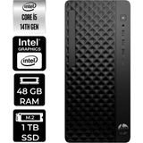 HP Prodesk 2 Tower G1I i5 14500 Masaüstü Bilgisayar 48GB RAM 1TB SSD FreeDOS + Per4 USB B6XX1ETPN310