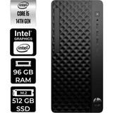HP Prodesk 2 Tower G1I i5 14500 Masaüstü Bilgisayar 96GB RAM 512GB SSD FreeDOS + Per4 USB B6XX1ETPN317
