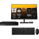 HP Prodesk 4 Mini G1I Core Ultra 5 225T Mini PC 24GB RAM 1TB SSD 27" FHD FreeDOS + Per4 USB BY6X8ETPN526 - Yok (Free Dos)