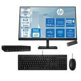 Hp Prodesk 4 Mini G1ı Intel® Core™ Ultra 5 225T 4,9Ghz 24Gb Ddr5 1Tb Ssd Intel®Graphics Freedos +23.8 100Hz Monitör Mini Masaüstü Bilgisayar 24By6x8etf08+Zettausbbellek
