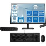 Hp Prodesk 4 Mini G1I Intel® Core™ Ultra 5 225T 4,9ghz 48GB Ddr5 2tb SSD Intel®graphics Freedos +23.8 100Hz Monitör Mini Masaüstü Bilgisayar 24BY6X8ETF19+ZETTAUSBBELLEK - Yok (Free Dos)