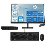 Hp Prodesk 4 Mini G1ı Intel® Core™ Ultra 5 225T 4,9Ghz 80Gb Ddr5 512Gb Ssd Intel®Graphics Freedos +23.8 100Hz Monitör Mini Masaüstü Bilgisayar 24By6x8etf27+Zettausbbellek