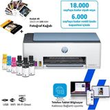 Hp Renkli Tanklı Mürekkep Püskürtmeli Yazıcı Wi-Fi Kablosuz Baskı Tarama Fotokopi Lcd Ekranlı Airprint Ve Mopria Destekli Yüksek Kapasiteli Tank Yazıcı