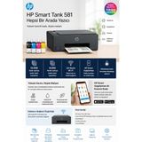 Hp Smart Tank Wi-Fi Renkli Çok Fonksiyonlu Tanklı Yazıcı, Tarayıcı ve Fotokopi, A4, Usb, Mobil Baskı, Düşük Maliyetli Ev Ofis Yazıcısı - Siyah