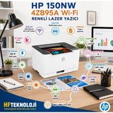 Hp Smart Uygulamasıyla Kolay Mobil Baskı ve Tarama Wi-Fi Renkli Lazer Yazıcı - Beyaz