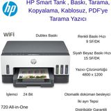 Hp Smart Wi-Fi All-In-One , Tanklı , Baskı, Tarama, Kopyalama, Kablosuz, Pdf'ye Tarama Yazıcı+ Paket ( A4+A5 )Kağıt Hediye - Siyah - Beyaz