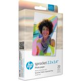 Hp Sprocket 5,8 X 8,7 Cm Birinci Sınıf Çinko Çıkartma Fotoğraf Kağıdı (20 Yaprak) Hp Sprocket Select