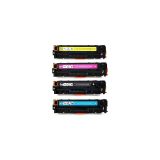 Hp Uyumlu CB540A CB541A-CB542A-CB543A 125A 2200 Sayfa Kapasiteli Colorjet Renkli Muadil Toner Set (4 lü Set)