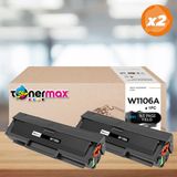 Hp Uyumlu Tonermax MFP 135W 2'li Avantaj Paket - Çipli/Hp Laserjet 106A W1106A İle Uyumlu Muadil Toner