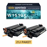 HP W1510X 151X 9700 Sayfalık 2'li Çipli Muadil Toner