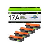 HP YA-DE BİLİŞİM 17A Laserjet Pro MFP M130a M130fn M130fw M130nw M102a M102w Cartridge (4PCS)