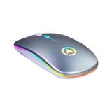 Hpy Pazar Bluetooth + 2.4g Sessiz Şarjlı Arkadan Aydınlatmalı Kablosuz Mouse - Çok Renkli