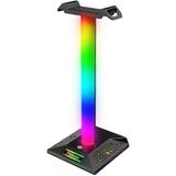 Hpy Pazar Rgb Gaming Kulaklık Standı – Usb, Çok Renkli, Dokunmatik Işıklı Kulalık Asma Standı
