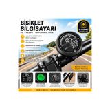 HPYTECH 🚴 Bisiklet Bilgisayarı KM Saati Hız ve Mesafe Ölçer Su Geçirmez LED LCD Ekranlı Yol Bilgisayarı