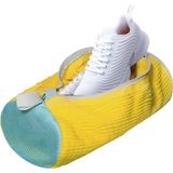 Hpytech👟 Çamaşır Makinesi İçin Ayakkabı,Oyuncak Yıkama Torbası🧺Fermuarlı Ayakkabı Yıkama Filesi,Koruyucu Yıkama Çantası - Sarı
