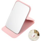 Hpytech Taşınabilir Katlanabilir Mini Makyaj Aynası – Masaüstü & Çanta & Cep Boy Kompakt Seyahat Aynası – - Pembe
