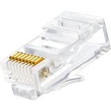 Hq Speed Ez RJ45 Cat6 Yeni Nesil Delikli Jack 100 Adet | Pass-Through Konnektör – Ethernet Ağ