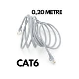 HQ SPEED HqSpeed Cat6 Ethernet İnternet Kablosu 0.20 Metre 20 Cm – 1000 Mbps Gigabit Hızlı RJ45 Patch Kısa Kablo Router PC