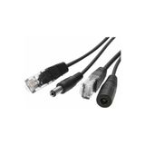 HQ SPEED HqSpeed RJ45 PoE Splitter Adaptör Seti – IP Kamera Cat5 Ethernet Güç ve Data Aktarım Kablosu Power Over Ethernet Çift Parça
