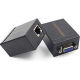 Hq Speed VGA Extender 60 Metre (RJ45 CAT5E/CAT6) | Sinyal Kaybı Olmadan Monitör, Projektör ve Güvenlik Kamera Görüntü Uzatıcı | Tak & Çalıştır