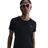 HQ0648 010 W NK TEMPO DF SS TOP Siyah Kadın Bisiklet Yaka Regular Fit T Shirt
