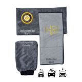 HR PAK 3'lü Mikrofiber Oto Yıkama Araba Kurulama Seti Kurulama Eldiven Cam Bezi