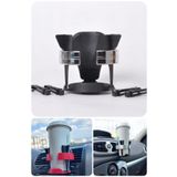H&R PLASTİK Oto Araba Bardak Tutucu / Içecek Tutucu Bardak Tutucu Krom Renk