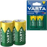 HR14 3000MAH C Orta Boy 1.2 Volt Ni-Mh Şarjlı Pil 2li Paket (Şarj Edilebilir)