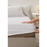 Hrnzafer Tekstil Micro Classic Su Geçirmez Fitted Alez - Tek & Çift Kişilik, Bebek & Çocuk - 100 x 200 cm - Beyaz