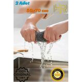 Hrpak ( 2 Adet) Sıkılması En Kolay Profesyonel Sihirli Yer Bezi 50-70 Cm Büyük Boy