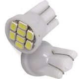 HRPAK T10 Dipsiz W5W 8 Ledli Beyaz Park Tavan Plaka Ampülü