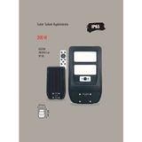Hs 3864 200 W Hareket Sensörlü Kumandalı Solar Sokak Lambası Beyaz Işık