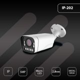 Hs IP-202 5MP IP 2.8 mm Warm Ledmetal Bullet Güvenlik Kamerası