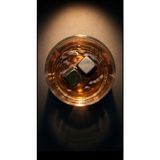 Hs Stone 18'li Bazalt Viski Soğutma Taşı Seti - Doğal Whisky Stones - İçecek Soğutucu Taş - Kese Dahil - 2x2x2 cm