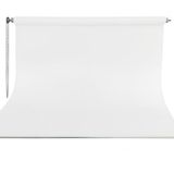 HS Stüdyo Teknik 270X580CM Beyaz Fon Perde Seti ve Askısı