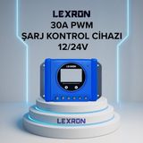 Hsa Elektronik | Lexron 30A Pwm Şarj Kontrol Cihazı | 12V / 24V Akü Sistemleri I