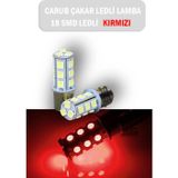 Hsb Motosiklet ve Otomobil Stop Ampul 18led 1016 Çakar Kırmızı Şaşı
