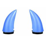 Hsb Prohes PH-346 Işıklı Sarjlı Kask Boynuzu Mavi