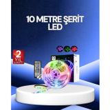 Hsc bilişim 10 Metre Smart Şerit Led Bluetooth Telefon Kontrollü USB Enerjili tknXUCZ10MŞERİTLED