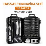 Hsc Bilişim 115 Parça Manyetik Uçlu Hassas Tornavida Seti - 0 - 19 lt - 001-Renkli