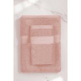 Hsc Bilişim 2 Parça Battal Lüks Premium Banyo Spa Havlu Takımı 90X160 cm Somon - 15 x 25 cm