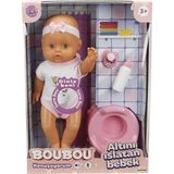 Hsc Bilişim 2030121 Sunman, Boubou Altını Islatan ve Konuşan Bebek Seti 30 cm - 01-Mavi