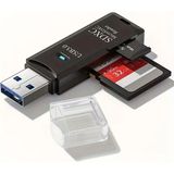 Hsc Bilişim 2in1 USB 3.0 Micro Sd Hafıza Kartı - Tf Kart Okuyucu Hub Adaptör Veri Aktarıcı BX40 - 001-Renkli
