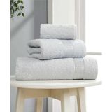 Hsc Bilişim 3 Lü Banyo Havlusu Seti Pamuklu Ritim Gri - 15 x 25 cm