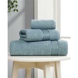 Hsc Bilişim 3 Lü Banyo Havlusu Seti Pamuklu Ritim Mint - 15 x 25 cm - 001-Renkli